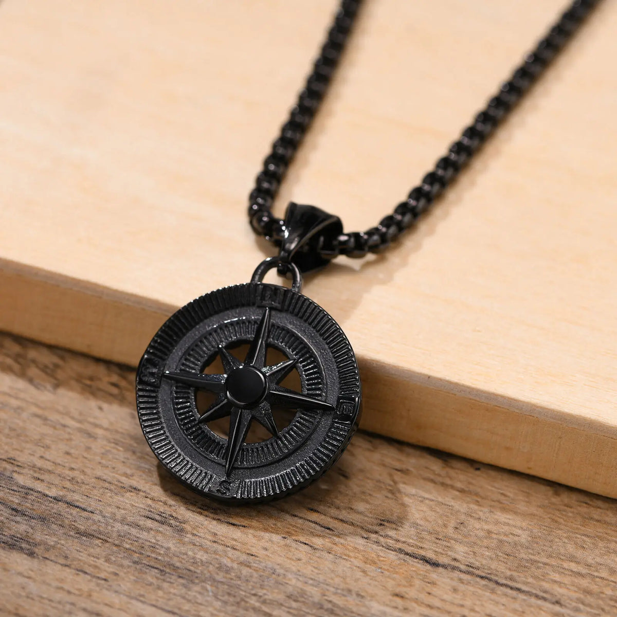 Rumbo Compass Pendant Necklace