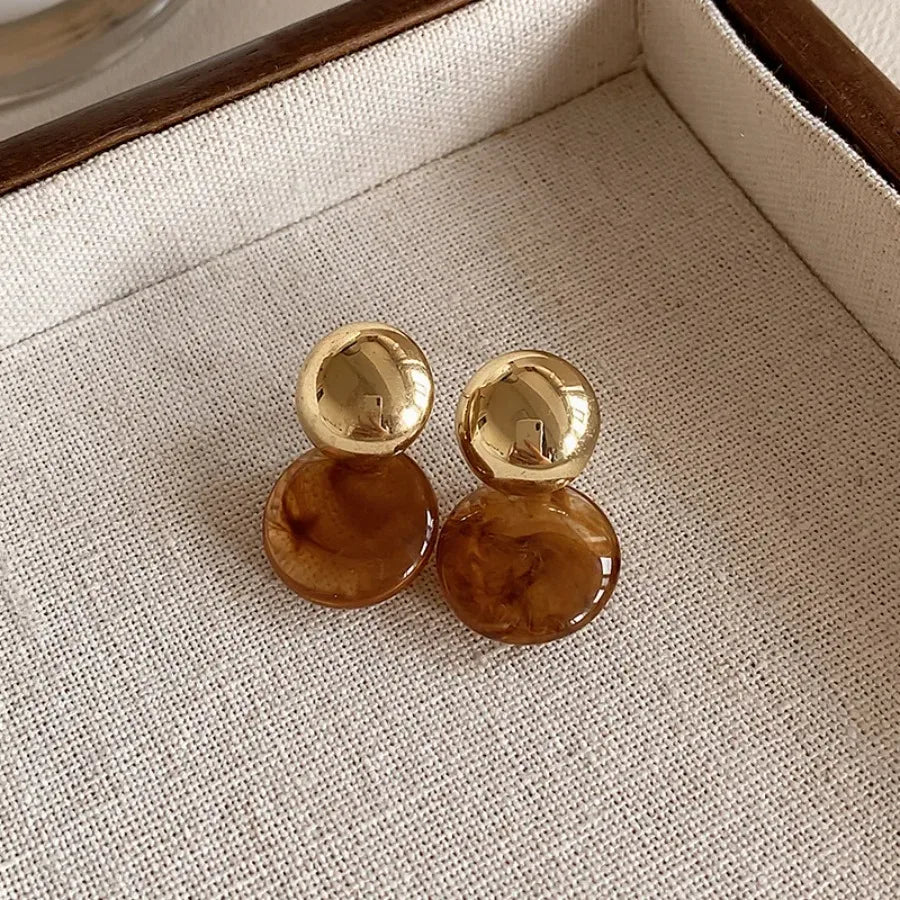 Amber Drop Earrings