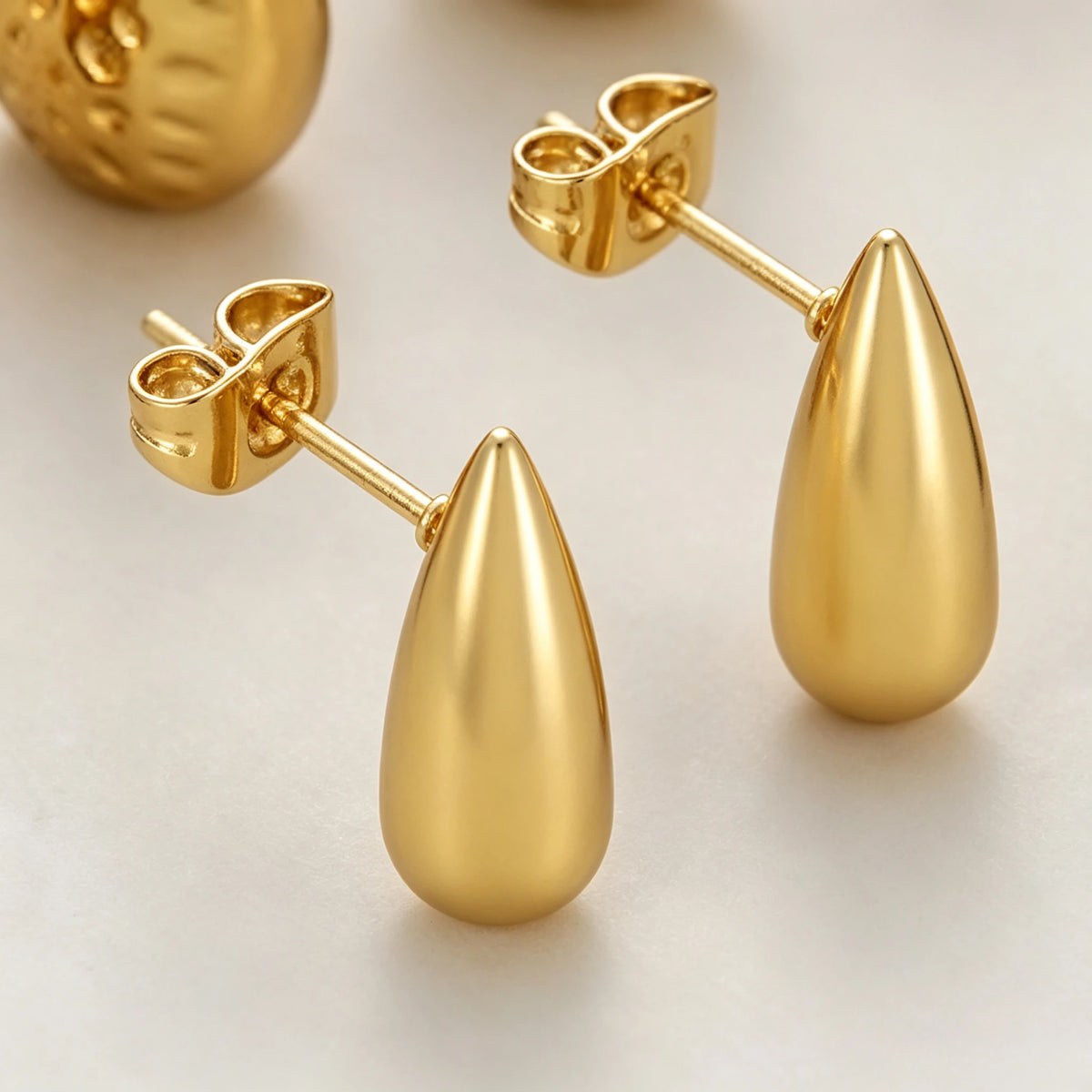Sculpted Teardrop Earrings