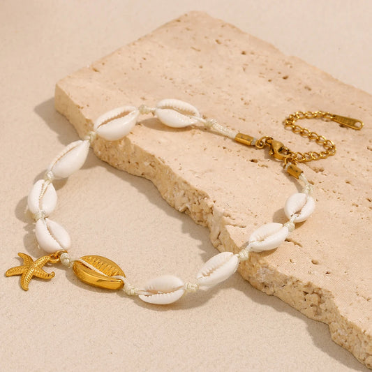 Starfish & Shell Anklet