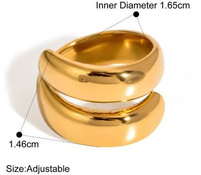 Line Asymmetric Open Ring
