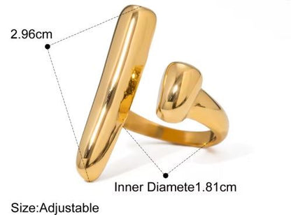 Line Asymmetric Open Ring