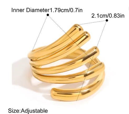 Line Asymmetric Open Ring