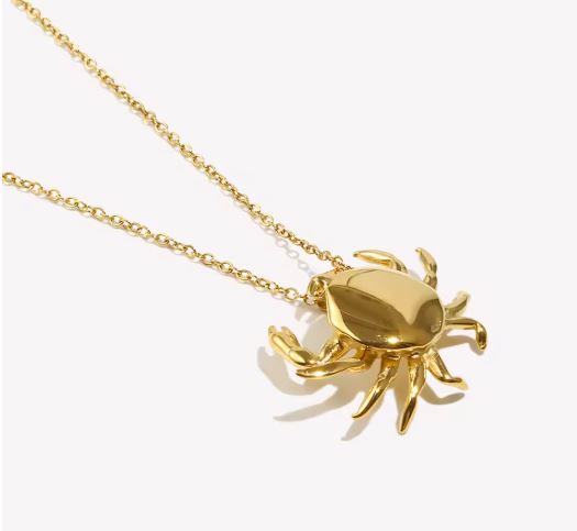Cangrejito Crab Pendant Necklace