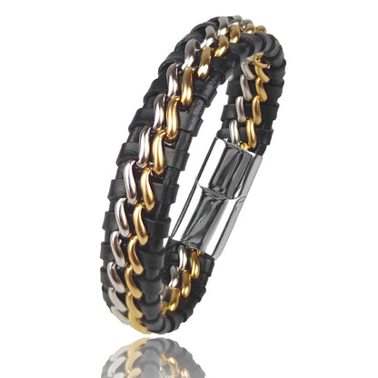 Cuero Woven Leather Bracelet