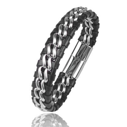 Cuero Woven Leather Bracelet