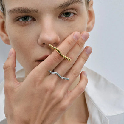 Ripple Wave Ring