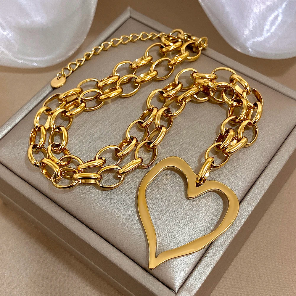 Chunky Heart Necklace
