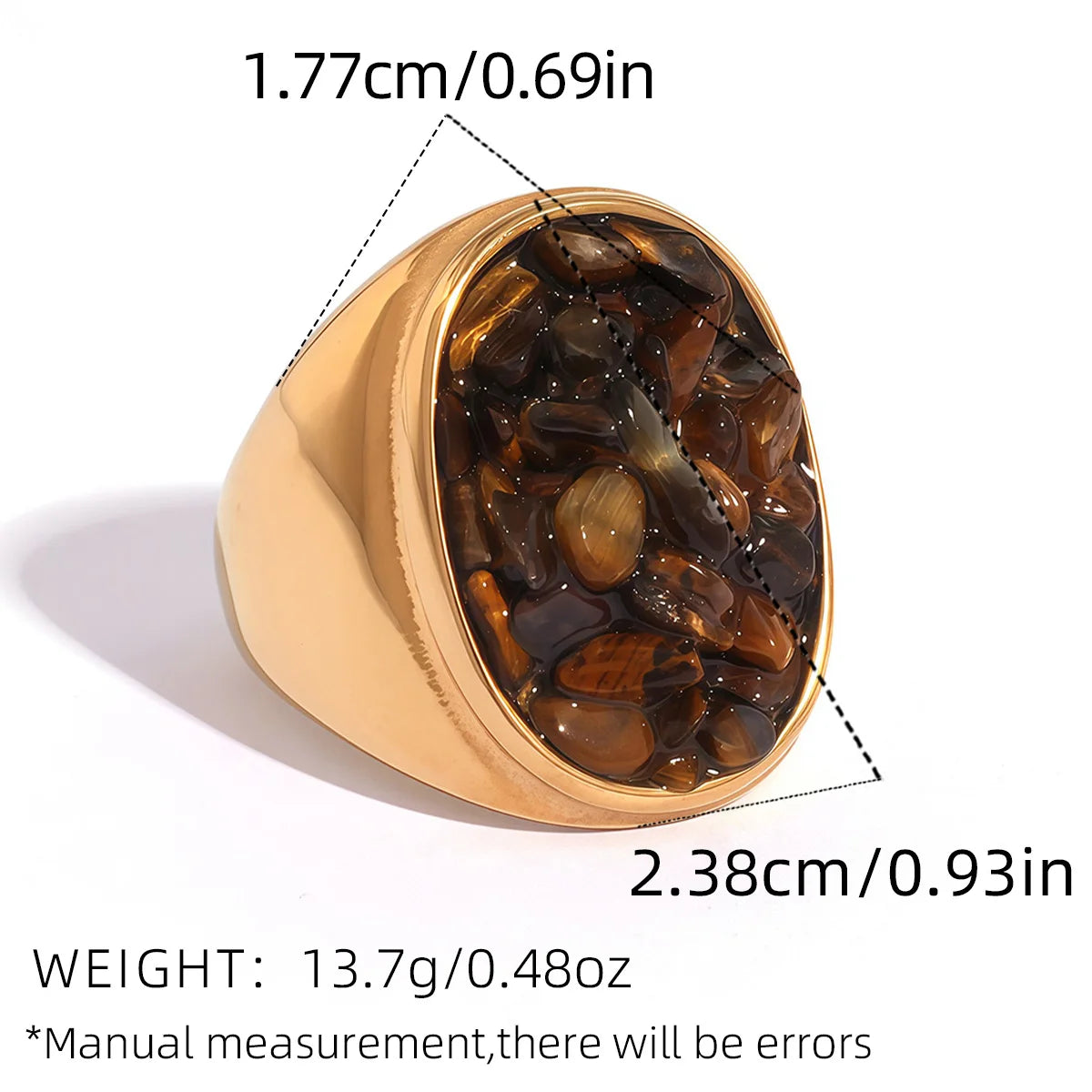 Sunlit Stone Rings