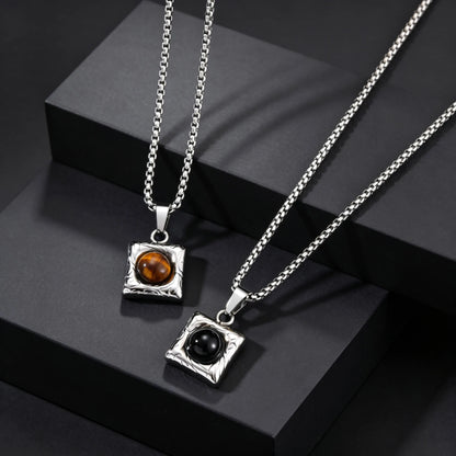 Stone Pendant Necklace