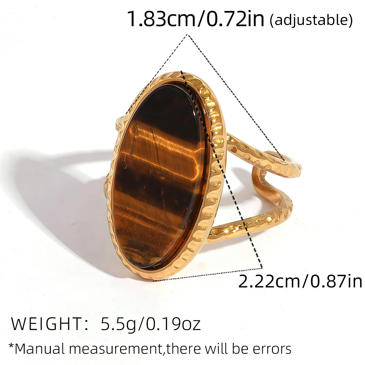 Sunlit Stone Rings