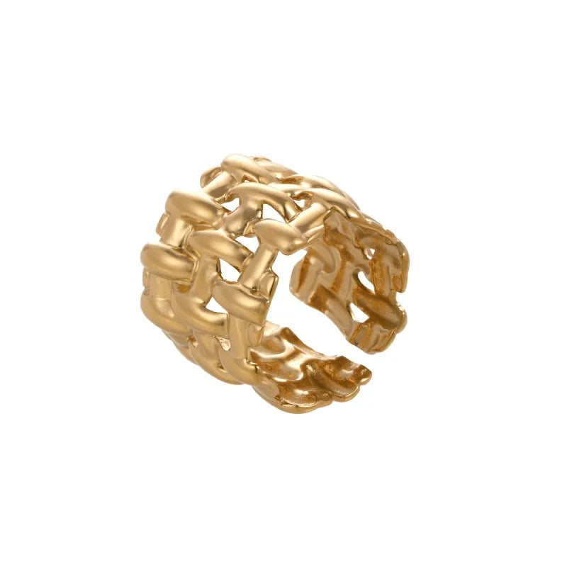 Trenza Braided Open Ring
