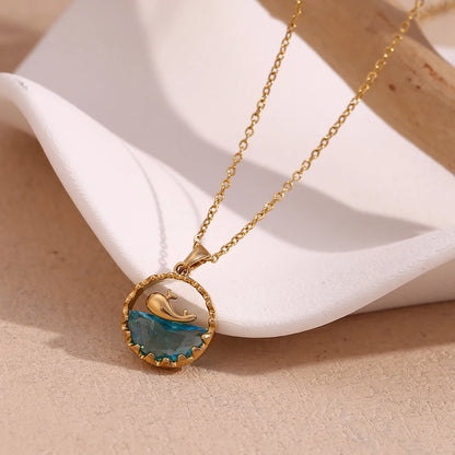 Ballena Whale Pendant Necklace