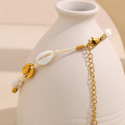 Starfish & Shell Anklet