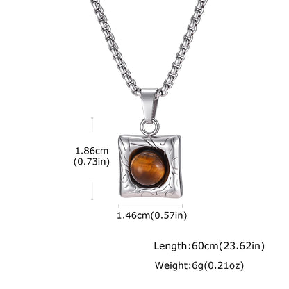 Stone Pendant Necklace
