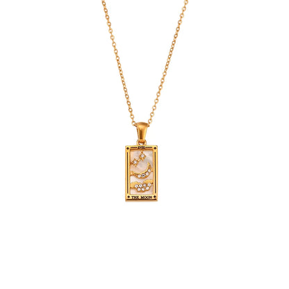 Tarot Card Charm Necklace