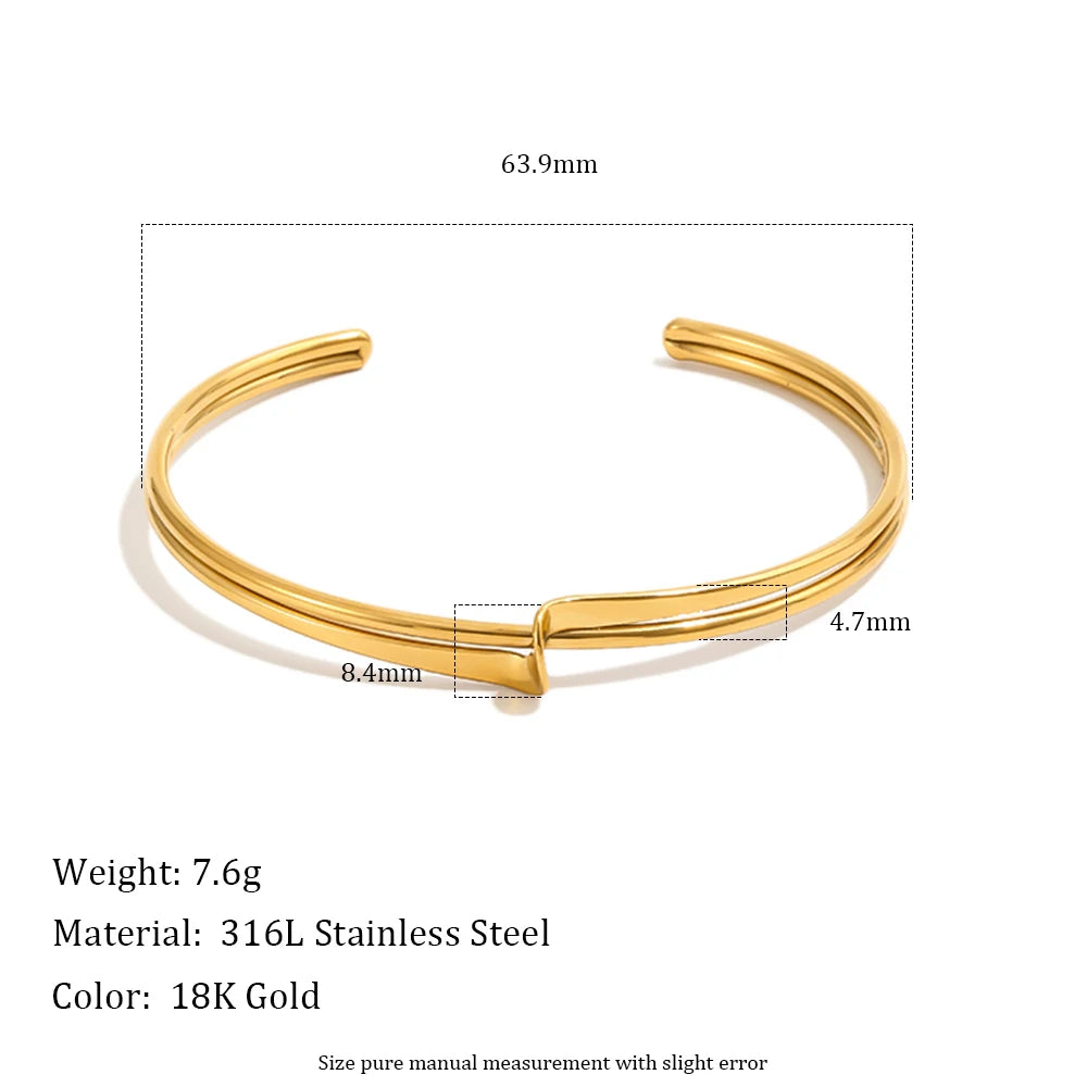Oleaje Twisted Wave Cuff