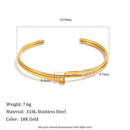 Oleaje Twisted Wave Cuff