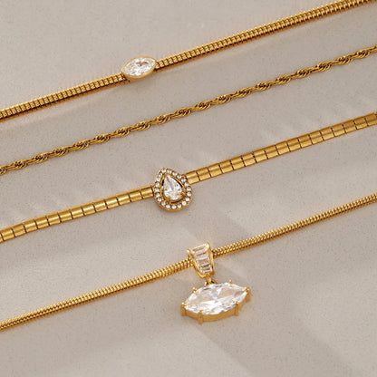 Brisa Zircon Pendant Necklace