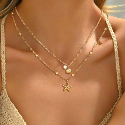 Layered Ocean Necklace