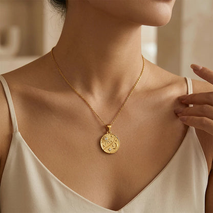 Cielo Sun & Moon Pendant Necklace