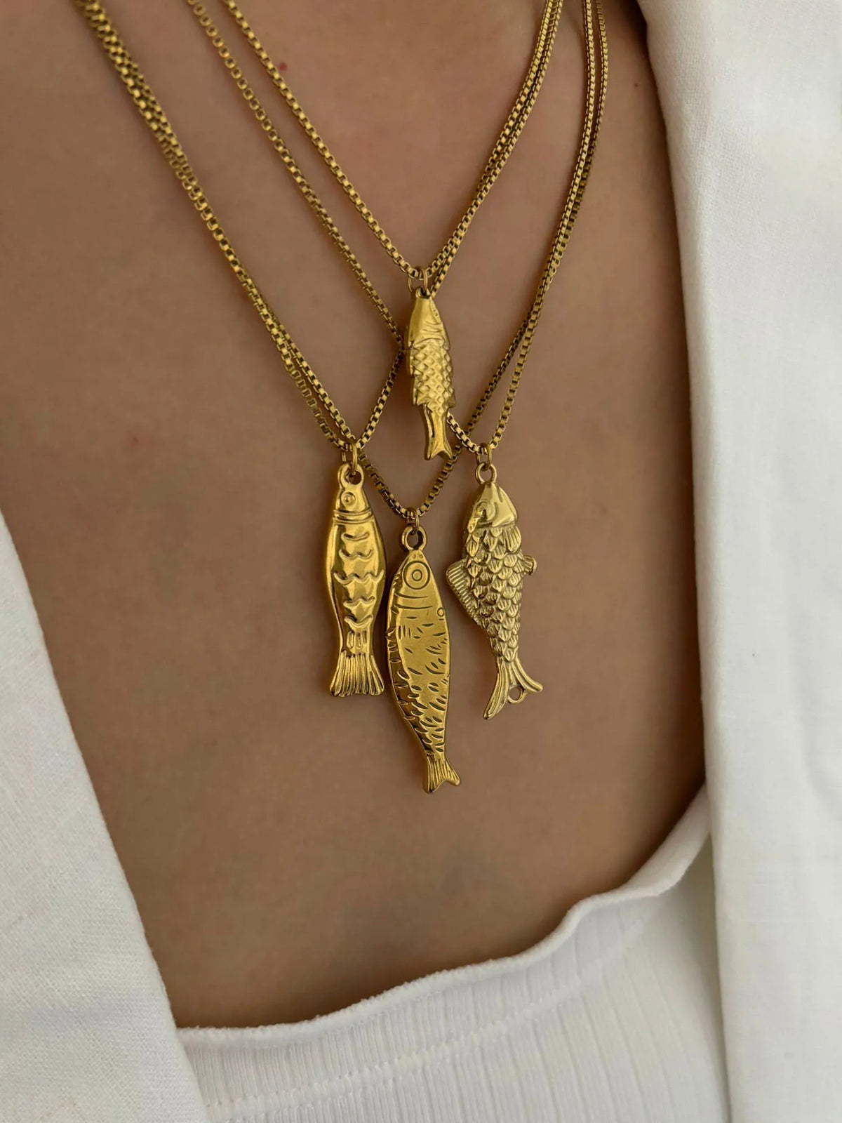 Pescadito Pendant Necklace