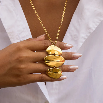 Órbita Layered Statement Necklace