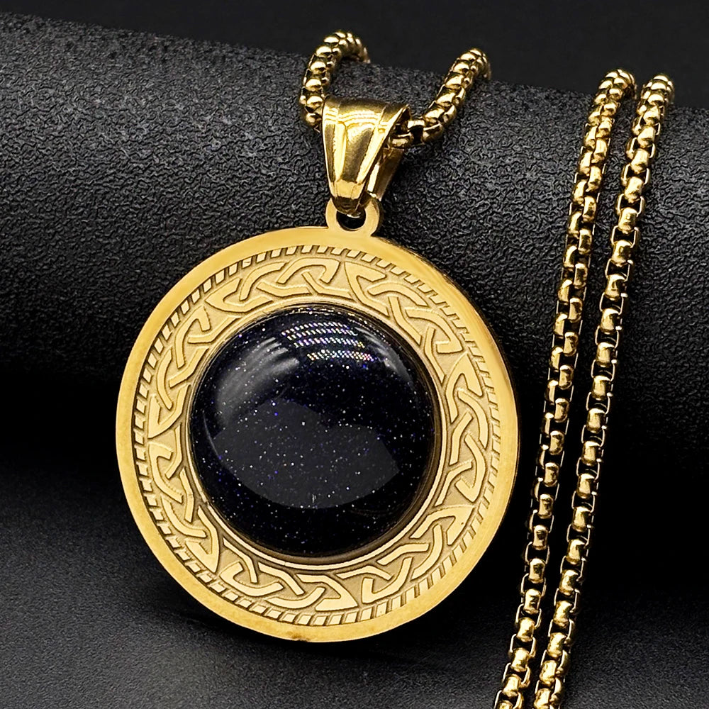 Grounded Tiger Eye Pendant