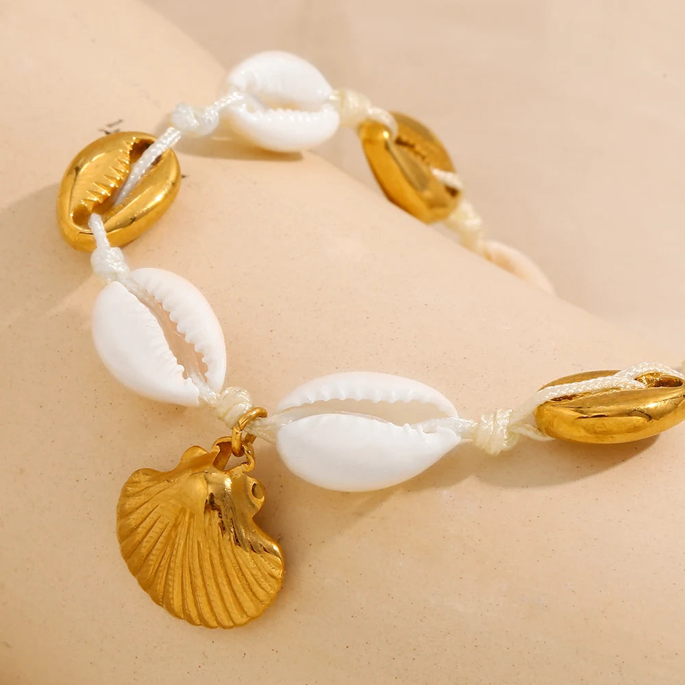 Starfish & Shell Anklet