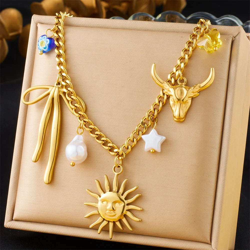 Celeste Charm Necklace