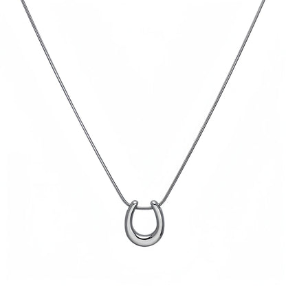 Horseshoe Pendant Necklace