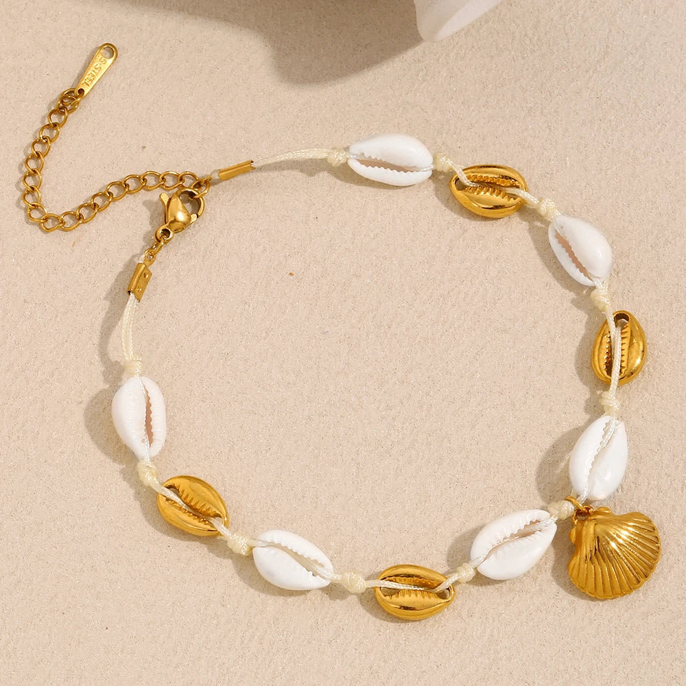 Starfish & Shell Anklet