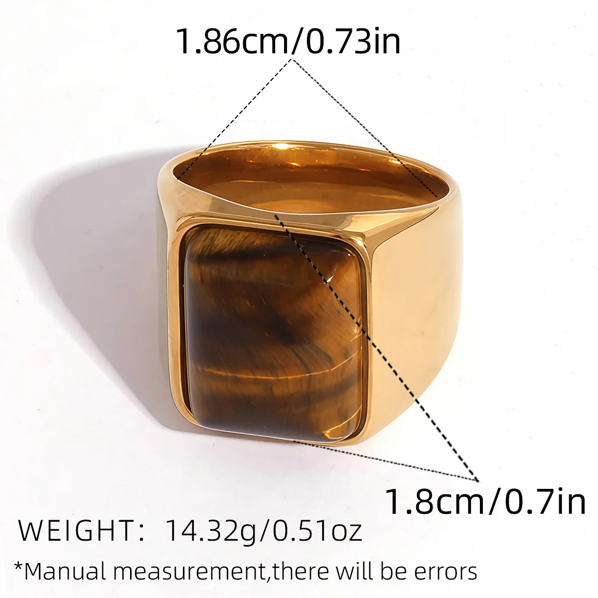 Sunlit Stone Rings