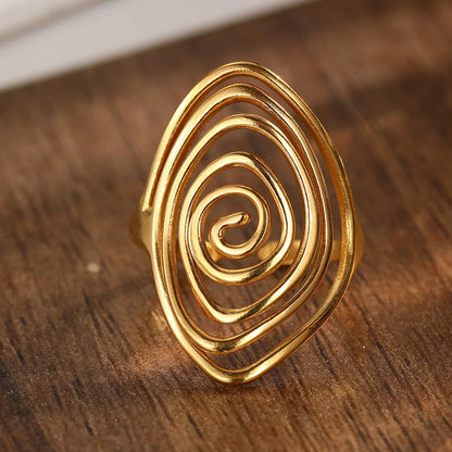 Spiral Statement Ring