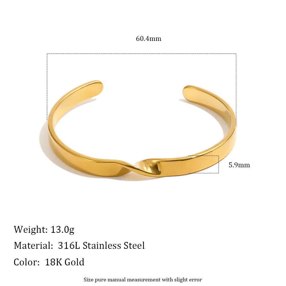 Oleaje Twisted Wave Cuff