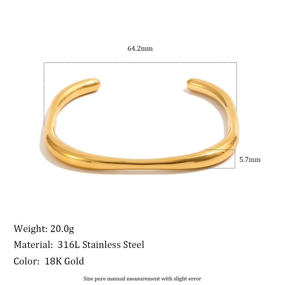 Oleaje Twisted Wave Cuff