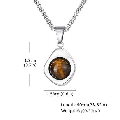 Stone Pendant Necklace