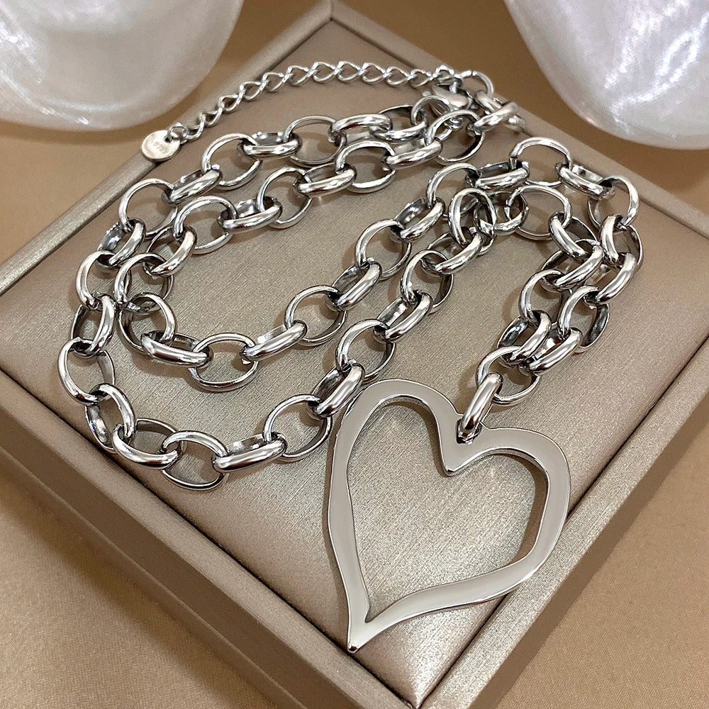 Chunky Heart Necklace