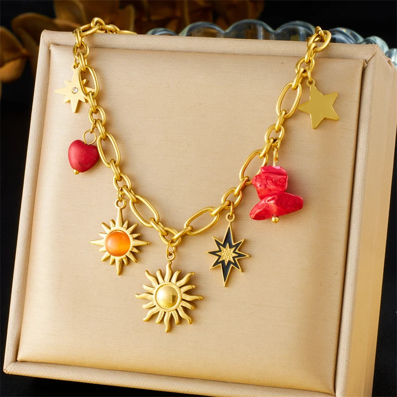 Celeste Charm Necklace