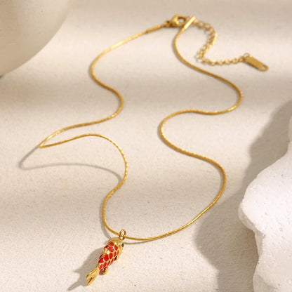 Suerte Koi Pendant Necklace