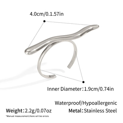 Ripple Wave Ring