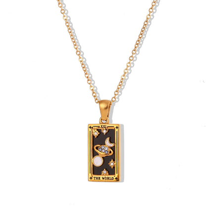 Tarot Card Charm Necklace