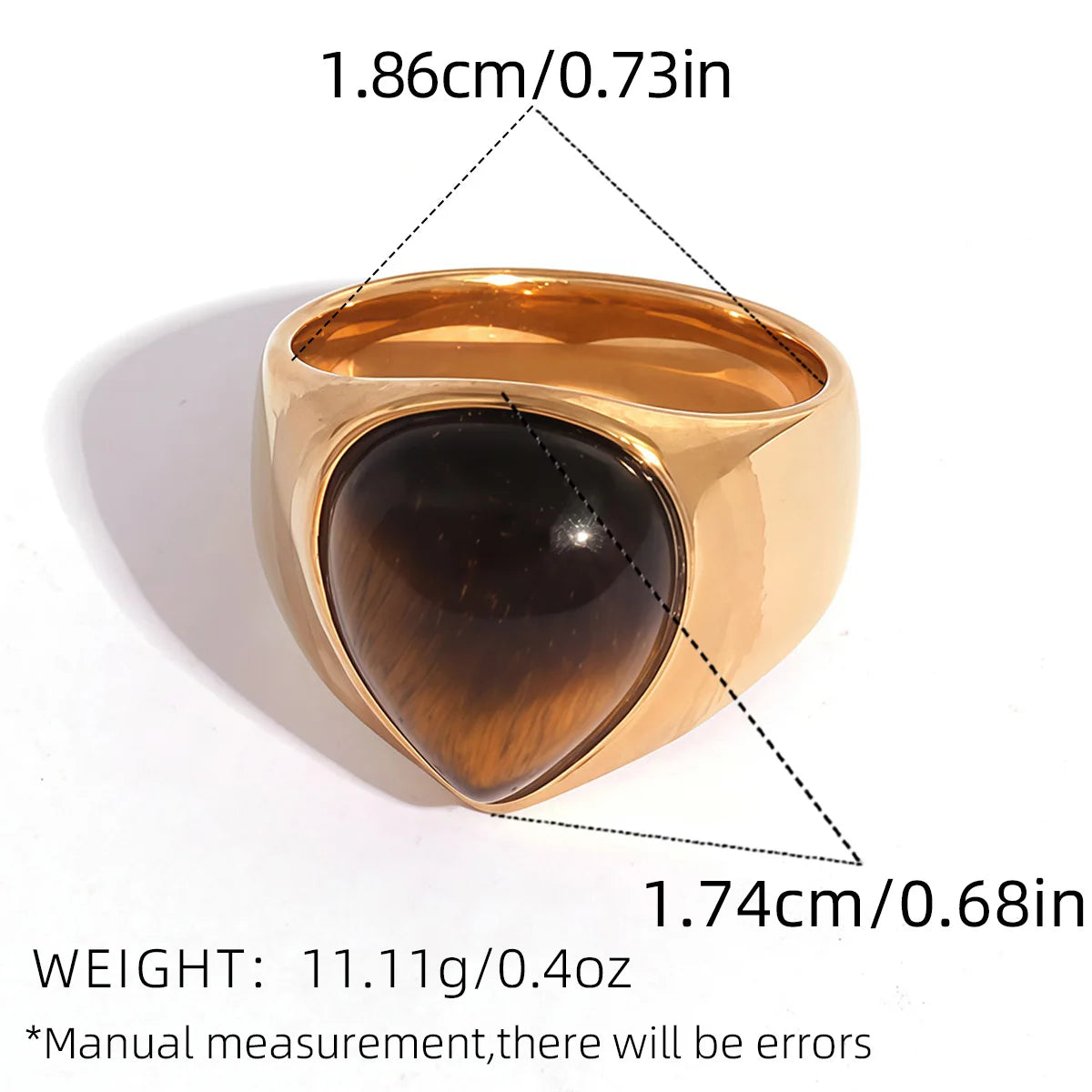 Sunlit Stone Rings