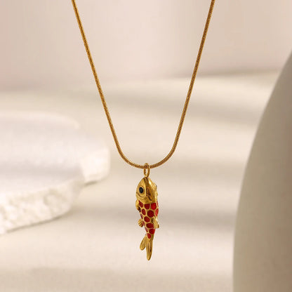 Suerte Koi Pendant Necklace