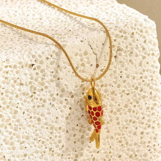 Suerte Koi Pendant Necklace