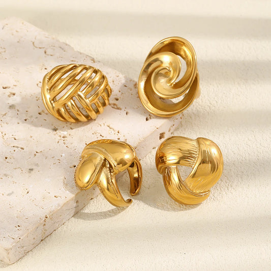 Ola Twisted Wide Ring
