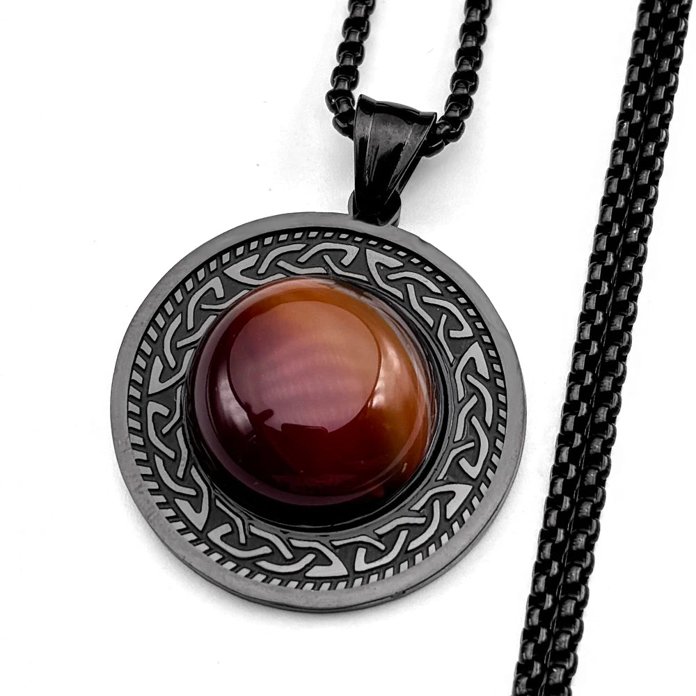 Grounded Tiger Eye Pendant
