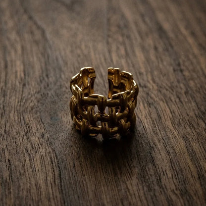Trenza Braided Open Ring